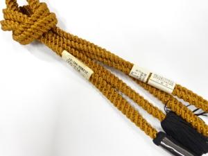 未使用品　正絹　撚り房　手組帯締め